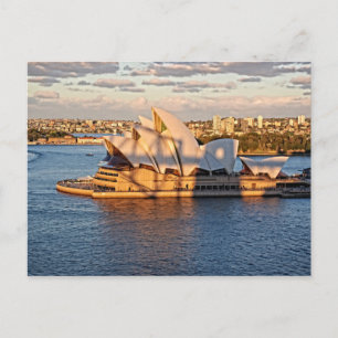 Harbour Bridge Shadow on the Sydney Opera House Postcard