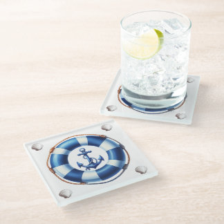 Harbour Charm! Glass Coaster