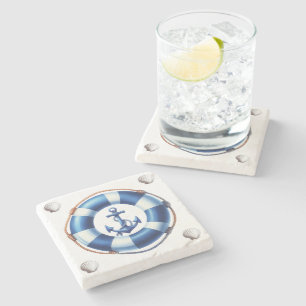 Harbour Charm! Stone Coaster
