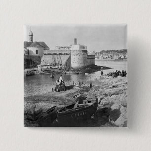 Harbour, Concarneau 15 Cm Square Badge