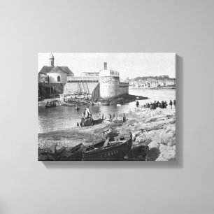 Harbour, Concarneau Canvas Print