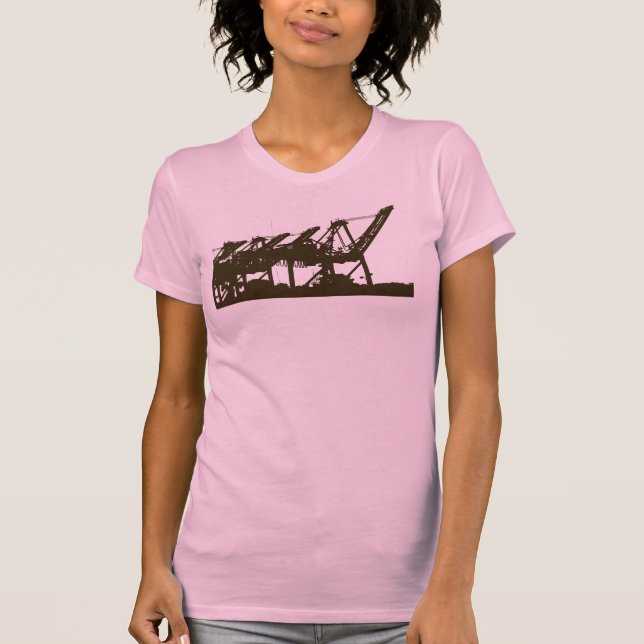 Harbour Cranes Racerback Tank Top (Front)
