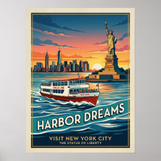 Harbour Dreams Circle Line Poster