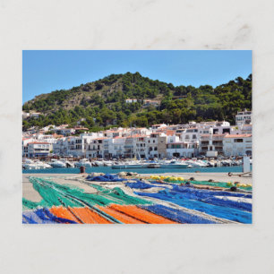 Harbour El Port de la Selva in Spain Postcard