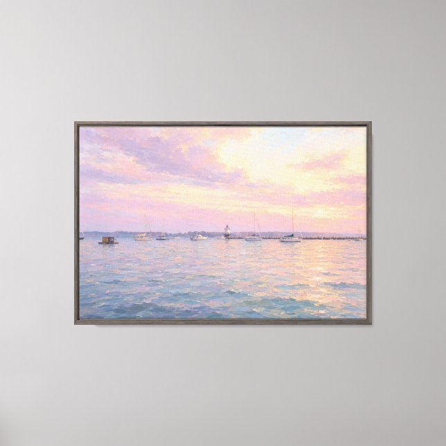 Harbour Glow Canvas Print (Front)
