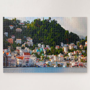 Harbour Grenada Caribbean. Jigsaw Puzzle