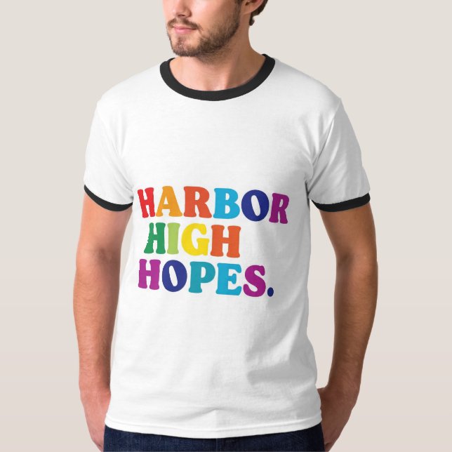 Harbour High Hopes t-shirt design. (Front)