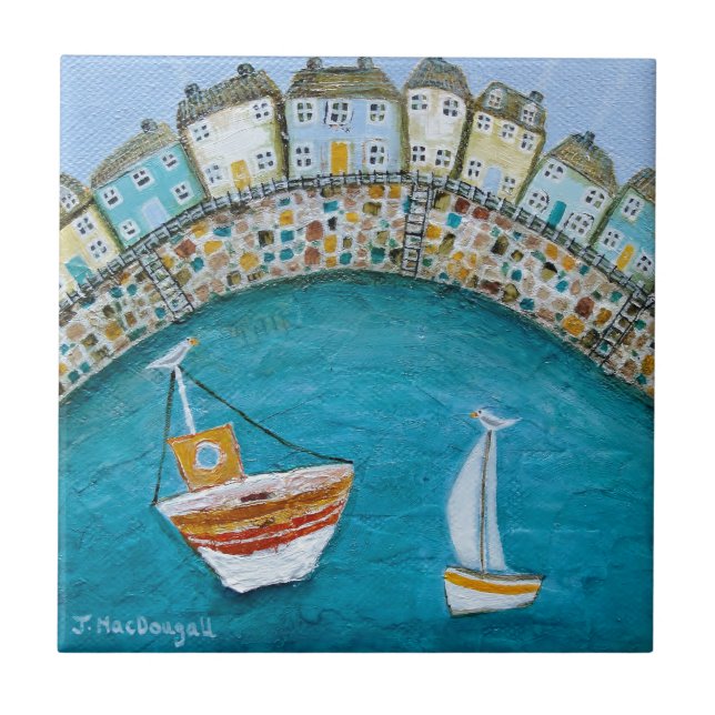 Harbour Houses Tile (Front)