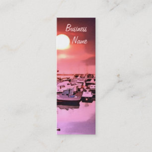 Harbour Hues Bookmark Business Cards