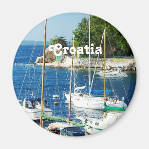 Harbour in Croatia Magnet