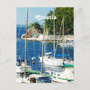 Harbour in Croatia Postcard