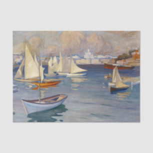 Harbour in Helsinki, Albert Edelfelt  Tissue Paper