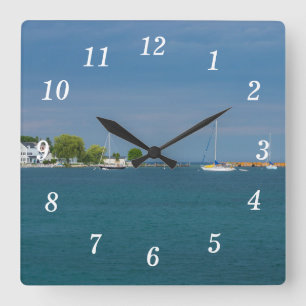 Harbour Mackinac Island Wall Clock