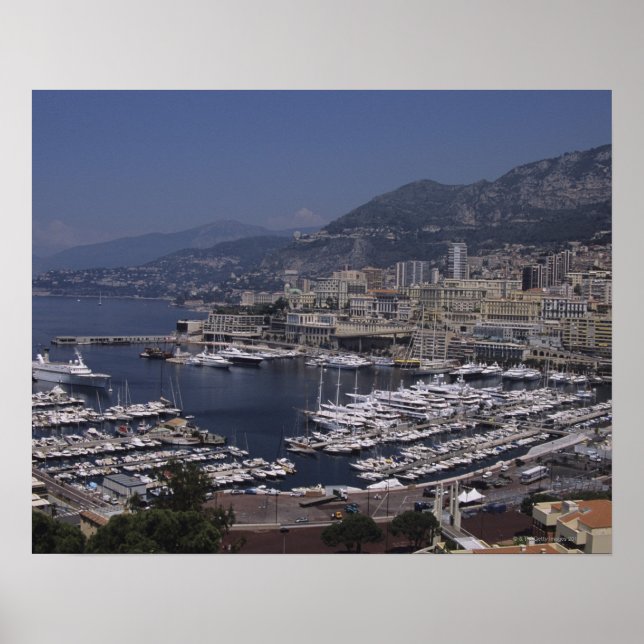 Harbour, Monte Carlo, French Riviera, Cote d' 3 Poster (Front)