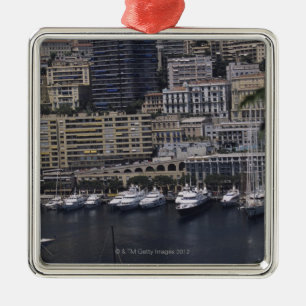 Harbour, Monte Carlo, French Riviera, Cote d' Metal Tree Decoration