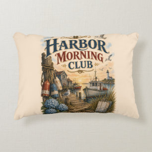 Harbour Morning Club Coastal Lighthouse Decorative Cushion