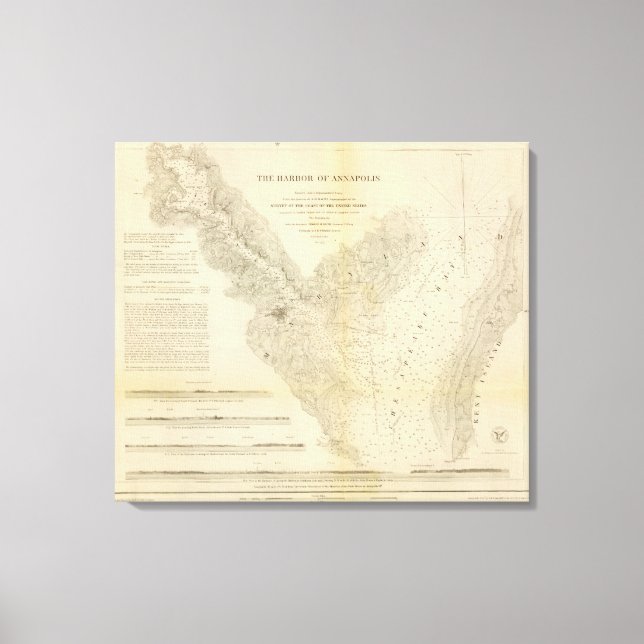 Harbour of Annapolis Canvas Print (Front)