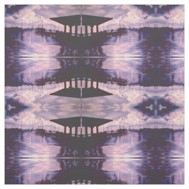 Harbour of Fort de France Fabric (Swatch)