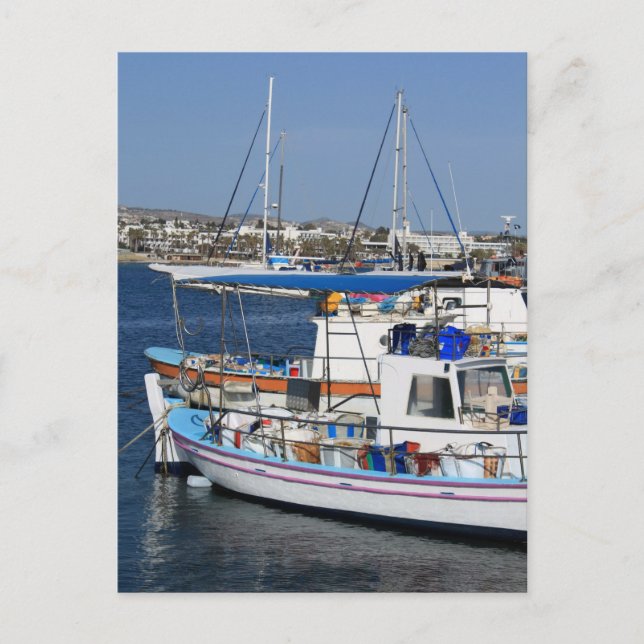 Harbour of Paphos Postcard (Front)