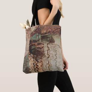 Harbour of Trieste by Egon Schiele, Vintage Art Tote Bag