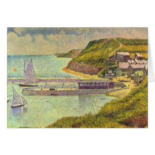 Harbour Port-en-Bessin High Tide by Georges Seurat