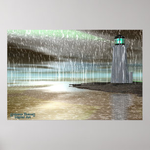 Harbour Rain Poster