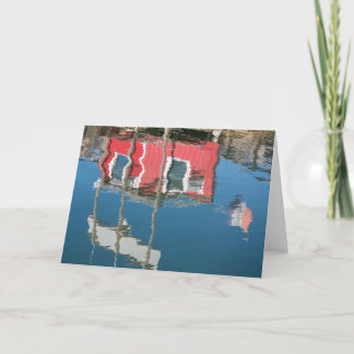 Harbour Reflection Greeting Card