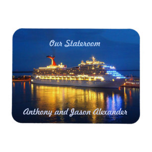 Harbour Reflections sml. Stateroom Door Marker Magnet
