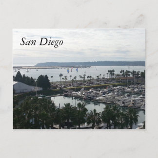 Harbour San Diego CA Postcard