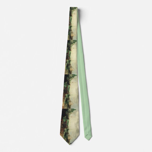 Harbour scene by Adam Willaerts  Tie (Front)