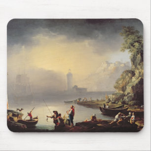 Harbour Scene Mouse Mat