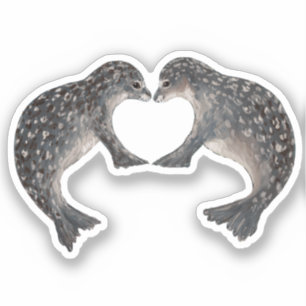 Harbour Seal Vinyl Sticker