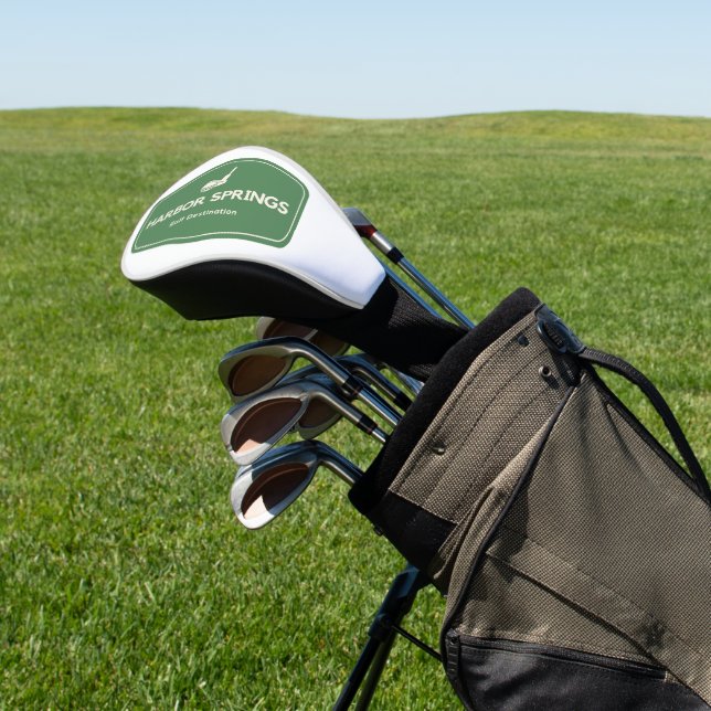 Harbour Springs Michigan Golf Destination Golf Head Cover (In Situ)