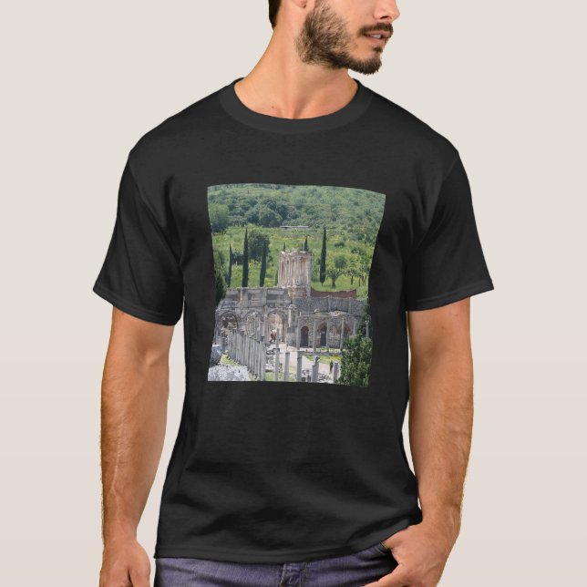 Harbour Street Towards Celsus Library Ephesus Turk T-Shirt (Front)