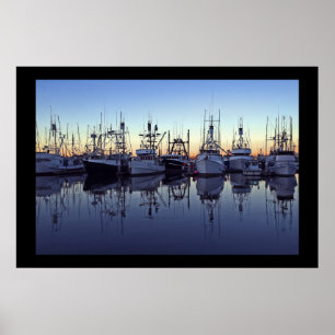 Harbour Sunrise Poster