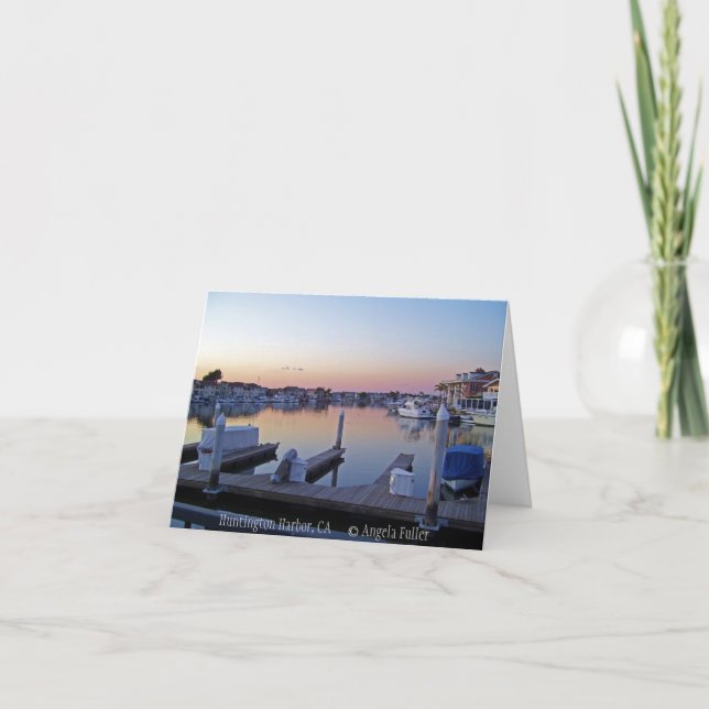 Harbour Sunset Notecards (Front)