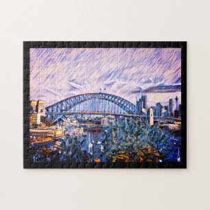 harbour sydney bridge jigsaw puzzle