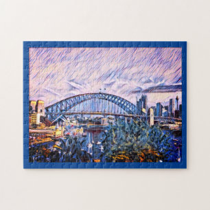 harbour sydney bridge jigsaw puzzle
