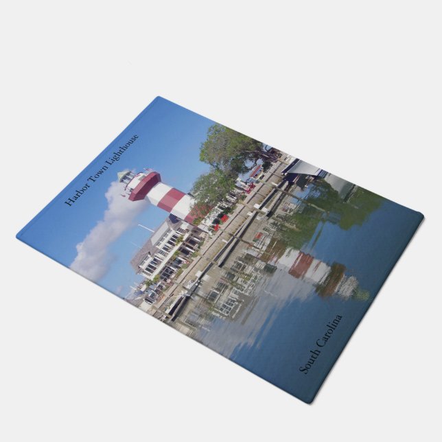 Harbour Town Lighthouse doormat (Angled)