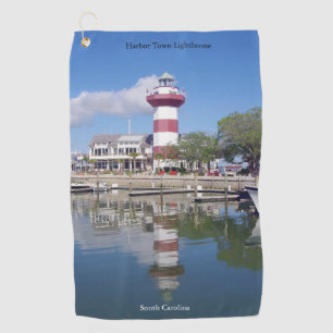 Harbour Town Lighthouse golf towel