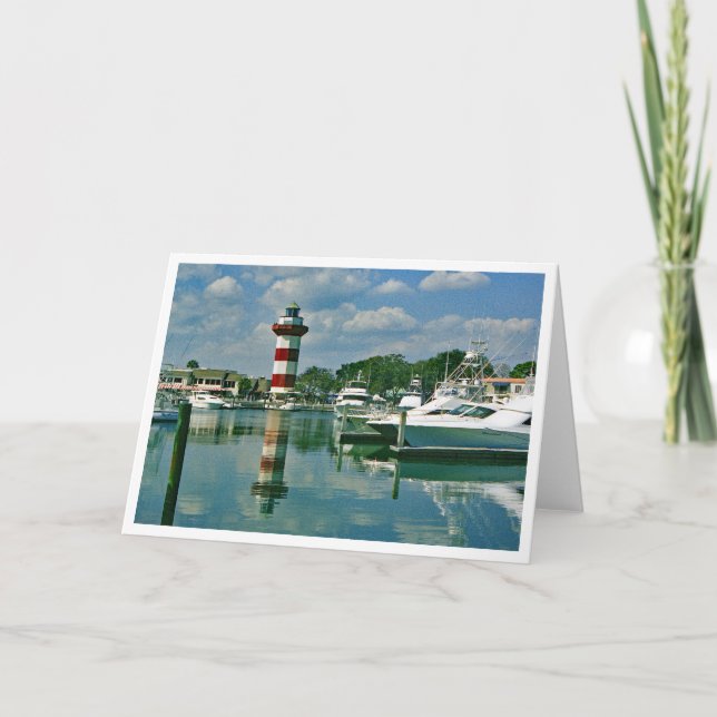 Harbour Town Lighthouse Note Card (Front)