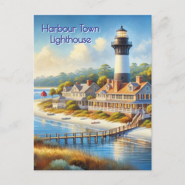 Harbour Town Lighthouse Postcard (Front)