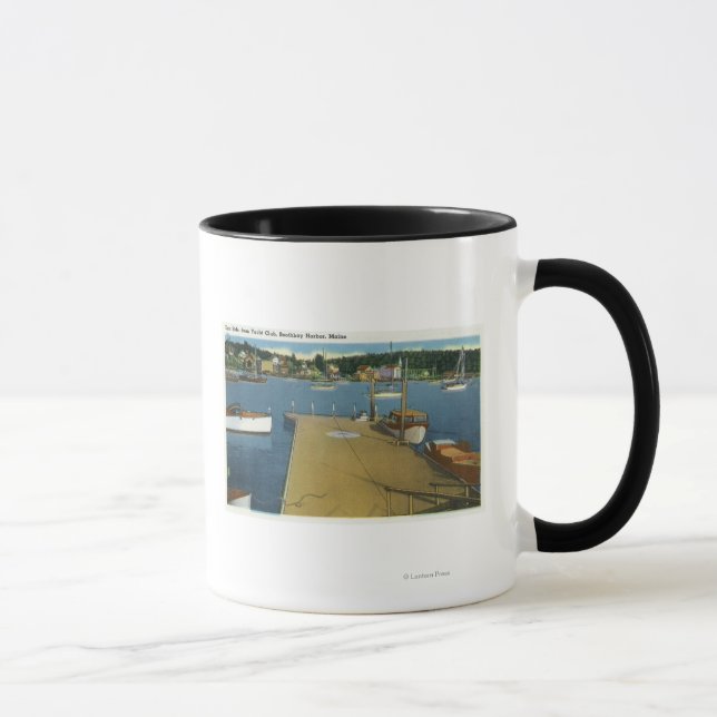 Harbour View from East Side of Yacht Club Mug (Right)