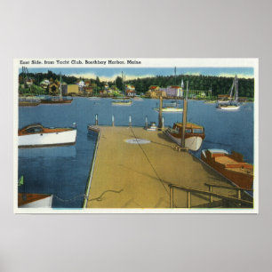 Harbour View from East Side of Yacht Club Poster