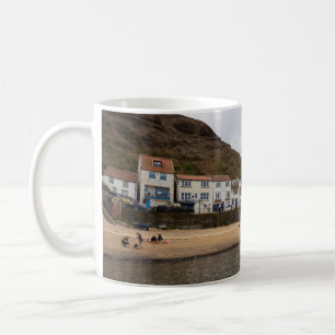 Harbour View of Staithes Village Coffee Mug