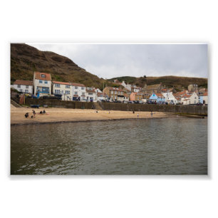 Harbour View of Staithes Village Photo Print