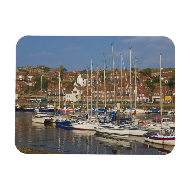 Harbour, Whitby, North Yorkshire, England Magnet (Horizontal)
