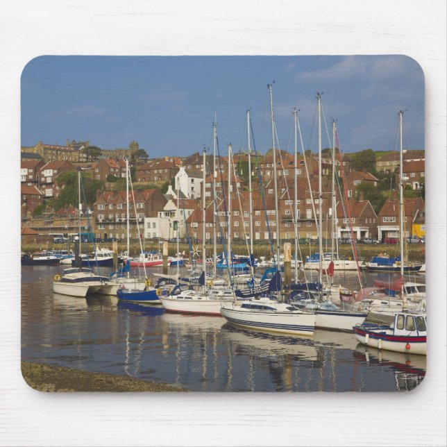 Harbour, Whitby, North Yorkshire, England Mouse Mat (Front)