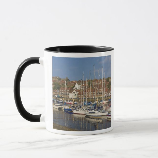 Harbour, Whitby, North Yorkshire, England Mug (Left)