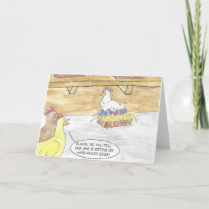 Hard Boiled Eggs Card